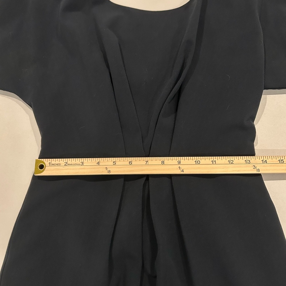 Black Halo Solid Sheath Dress Size 6 EUC - Picture 6 of 9